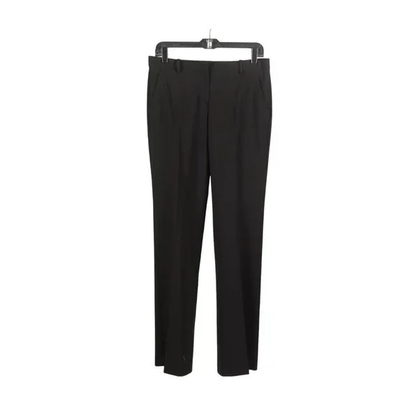 short sleeve lace fit-and-flare dress Anne Klein Stretch Flare Leg Pants - Black